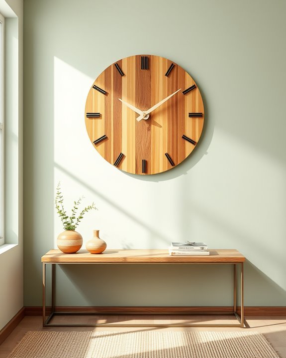 colorful eco friendly wall clocks