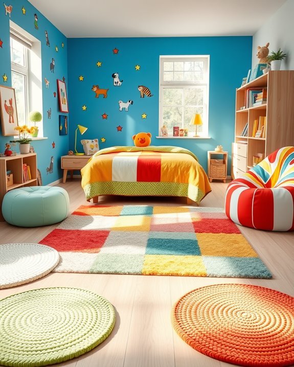 colorful ocean themed rugs