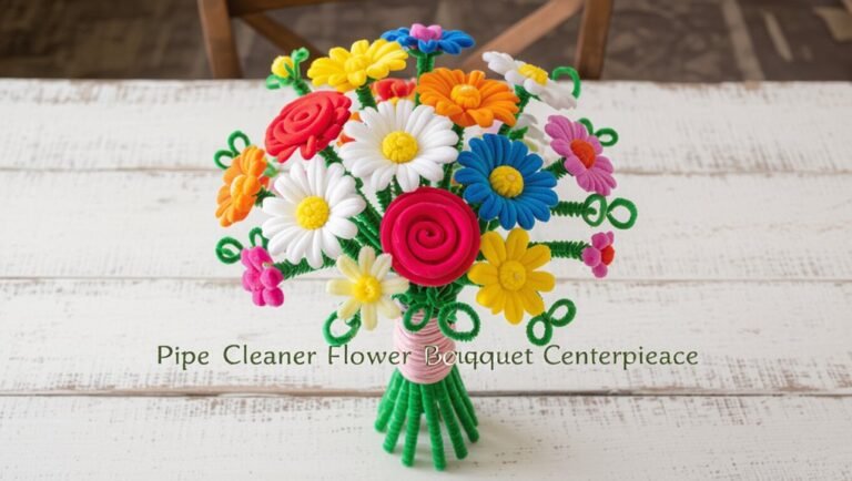 colorful pipe cleaner craftables