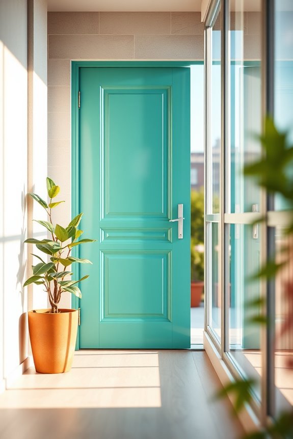 colorful sliding door designs