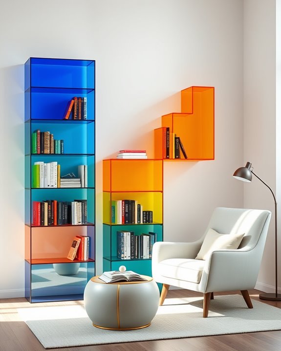 colorful stylish modern storage
