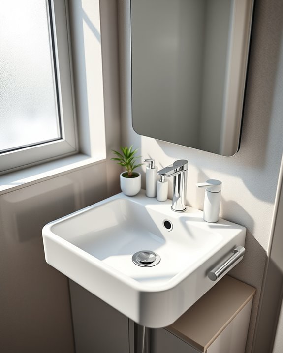 comfortable accessible sink solution