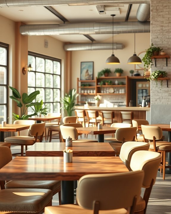 comfortable durable restaurant furniture