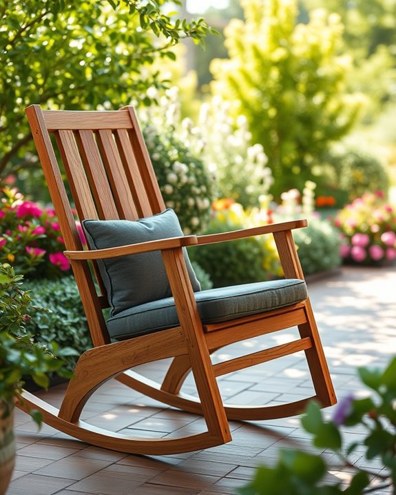 comfortable outdoor rocking chairs