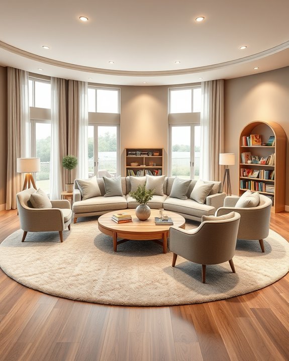 comfortable playful multifunctional living space