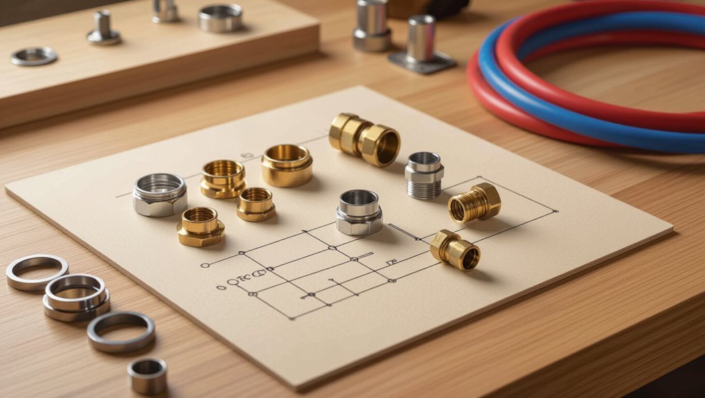 common fittings reference diagram
