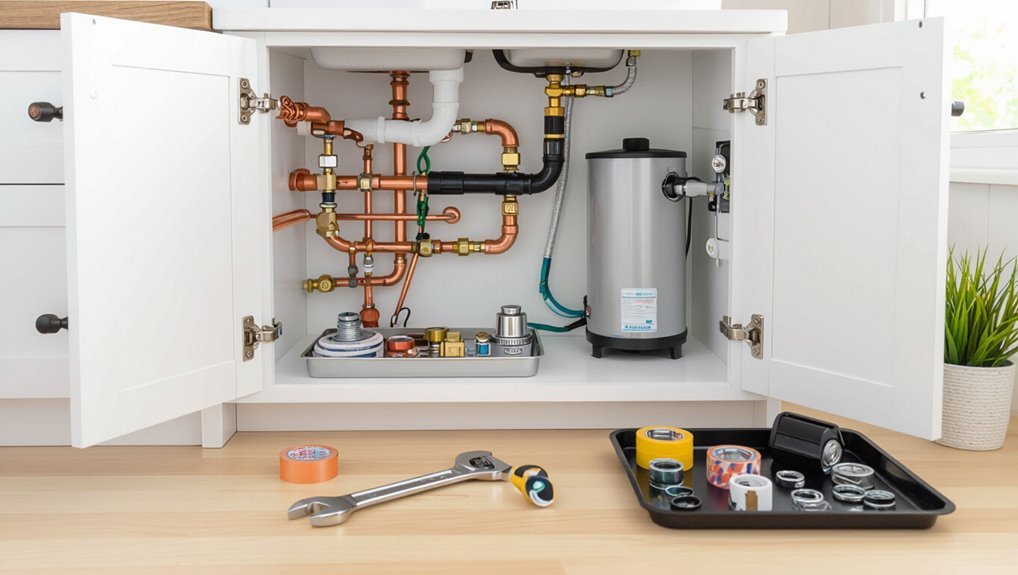 compact efficient plumbing choices