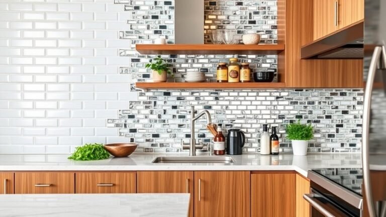 compact kitchen backsplash solutions