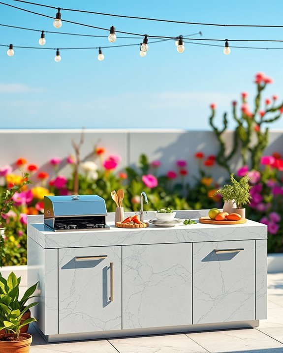 compact outdoor cooking oasis