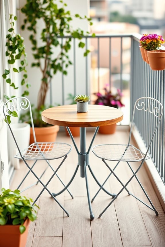 compact outdoor dining sets
