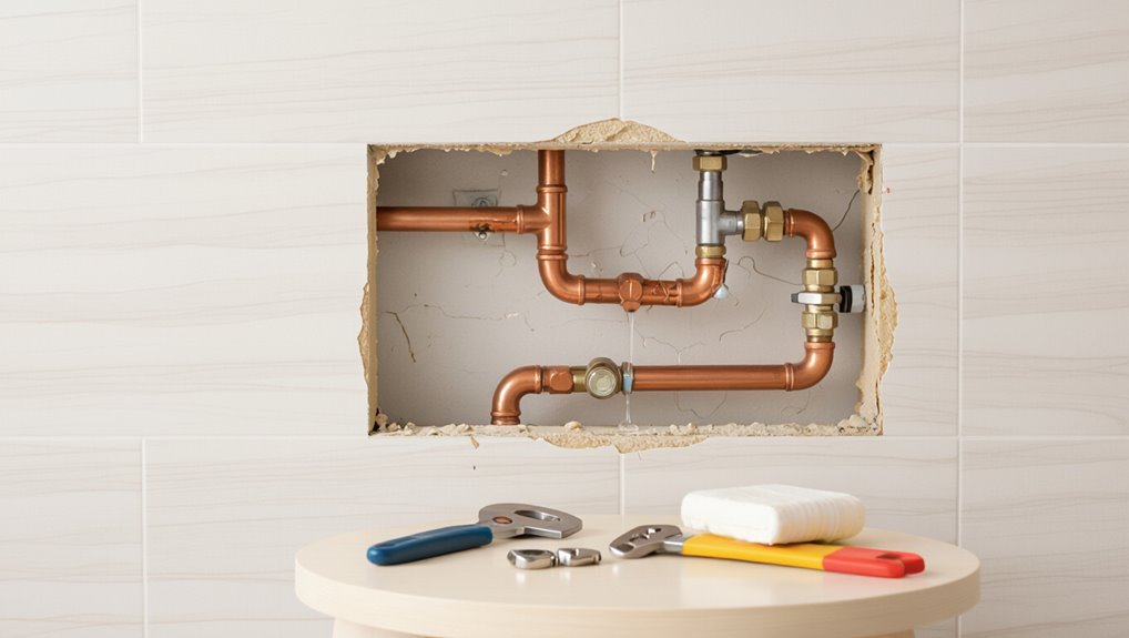 concealed shower leak sources