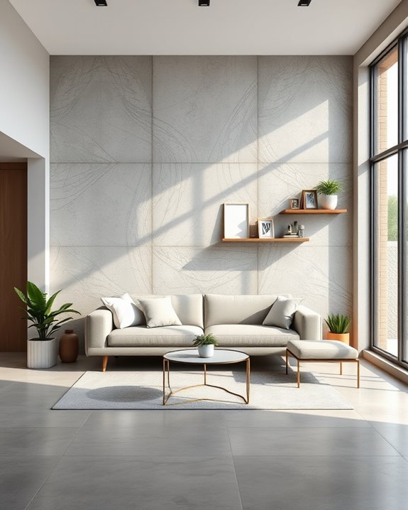 concrete enhances small spaces