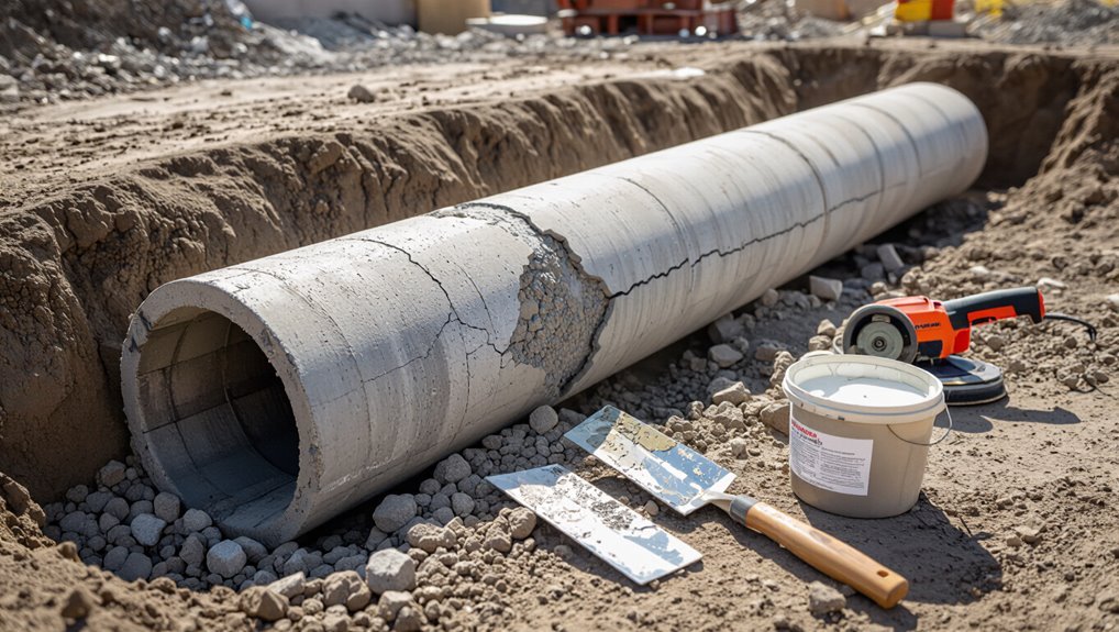 concrete pipe repair considerations