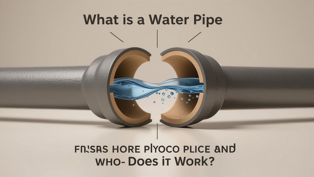 conduit transporting pressurized water