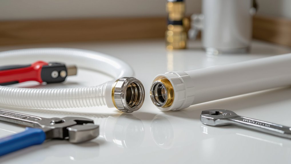 connecting pex to pvc