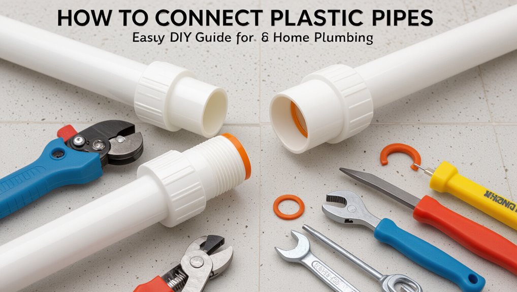 connecting plastic pipes at home