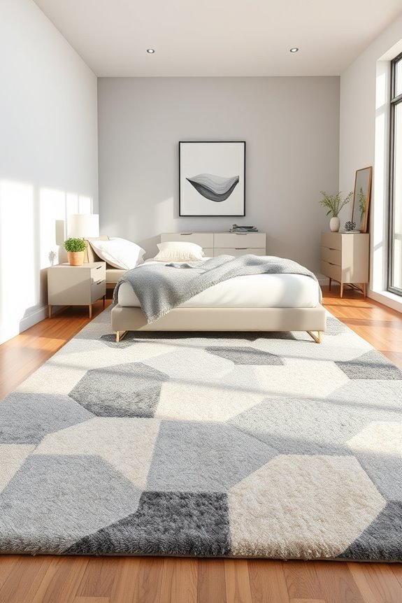 contemporary rugs enhance aesthetics