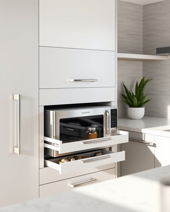 convenient microwave storage solution