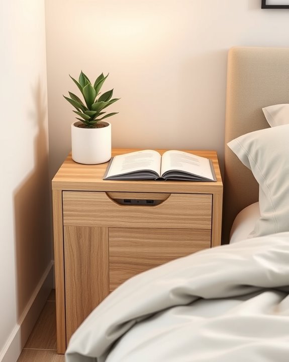 corner nightstand charging solution