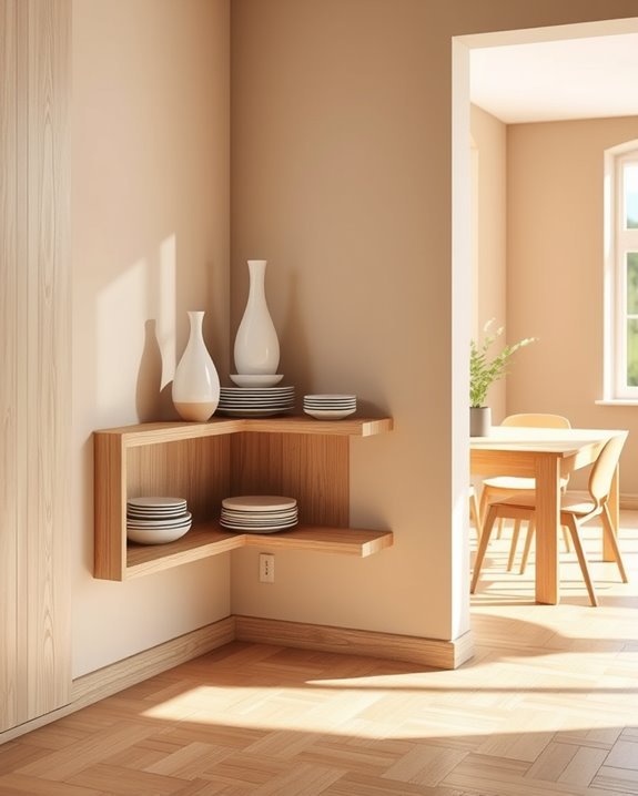 corner shelf storage solutions