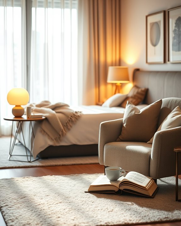 cozy ambiance with functionality