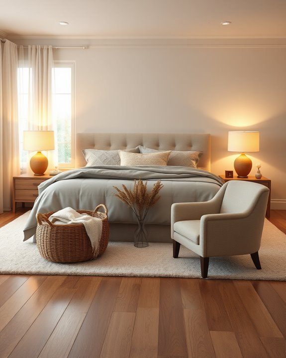 cozy ambient bedroom lighting