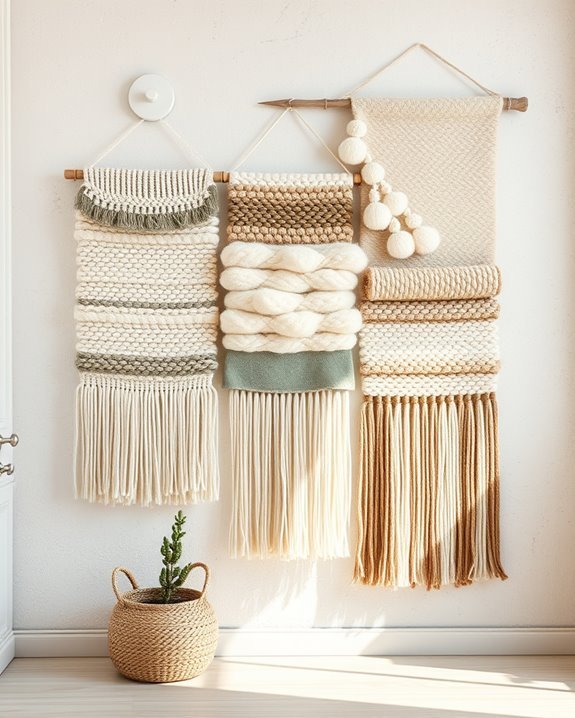 cozy artistic wool decor