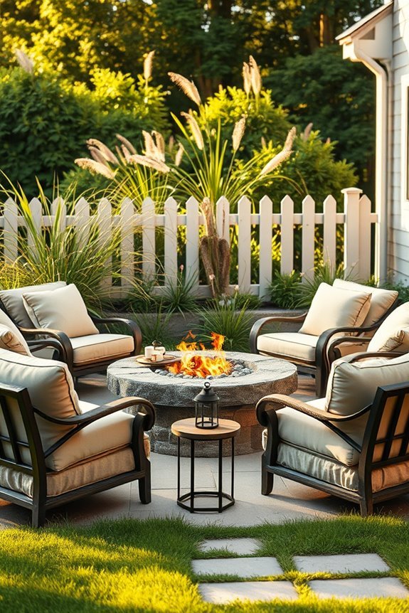cozy backyard fire pit gatherings