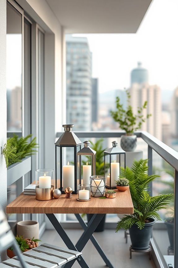 cozy balcony lighting ideas