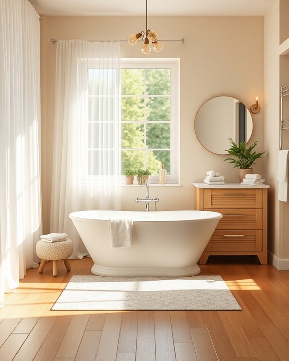 cozy bathroom lighting tips