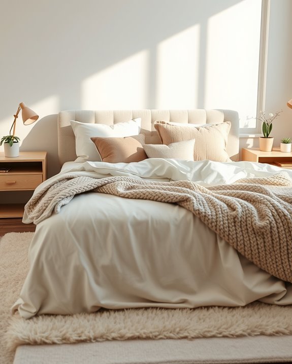 cozy bedding material choices