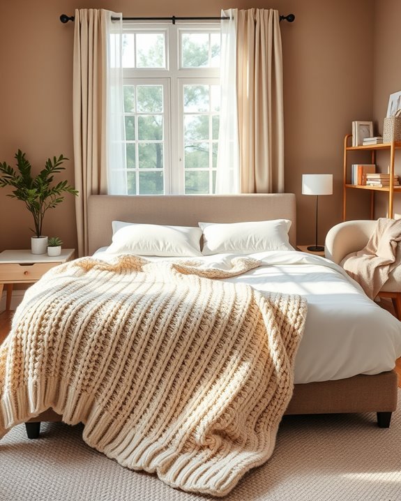 cozy blankets for guests