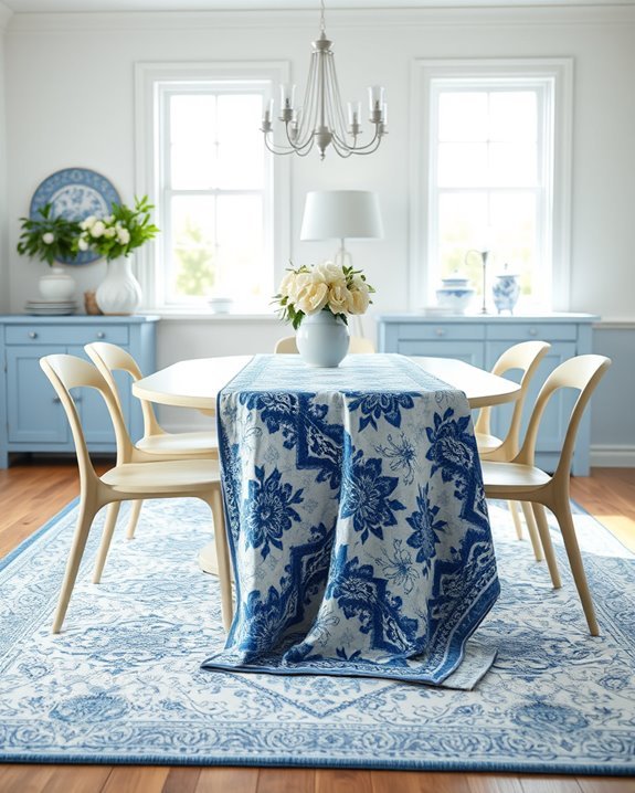 cozy blue and white quilts