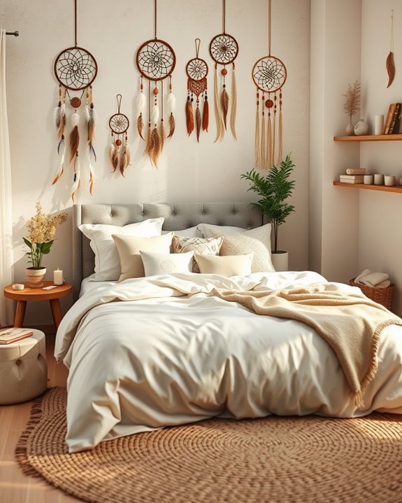 cozy bohemian guest bedroom