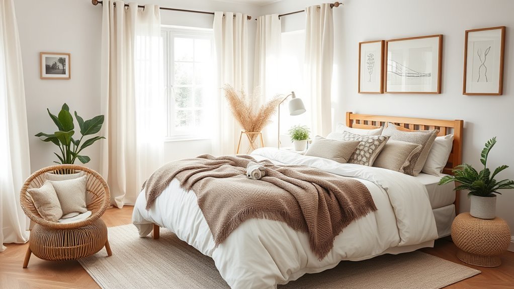 cozy boho scandinavian bedrooms