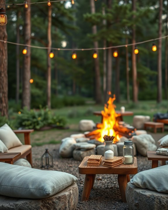 cozy bonfire storytelling night