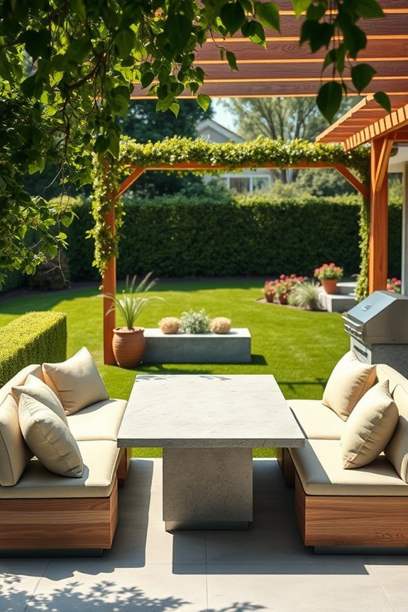 cozy built in seating benches