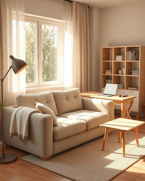 cozy colors and textures