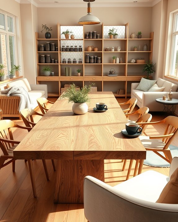 cozy community gathering space