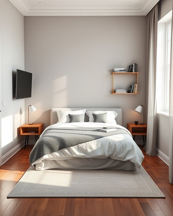 cozy corner tv setup