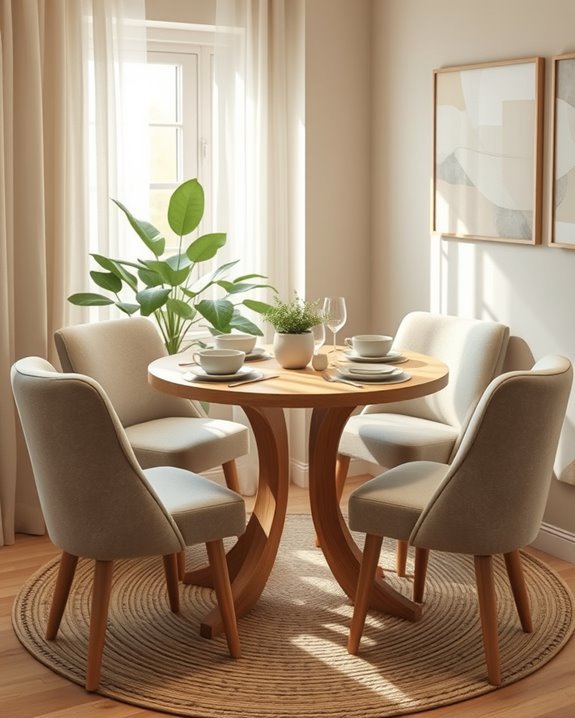 cozy dining nook design