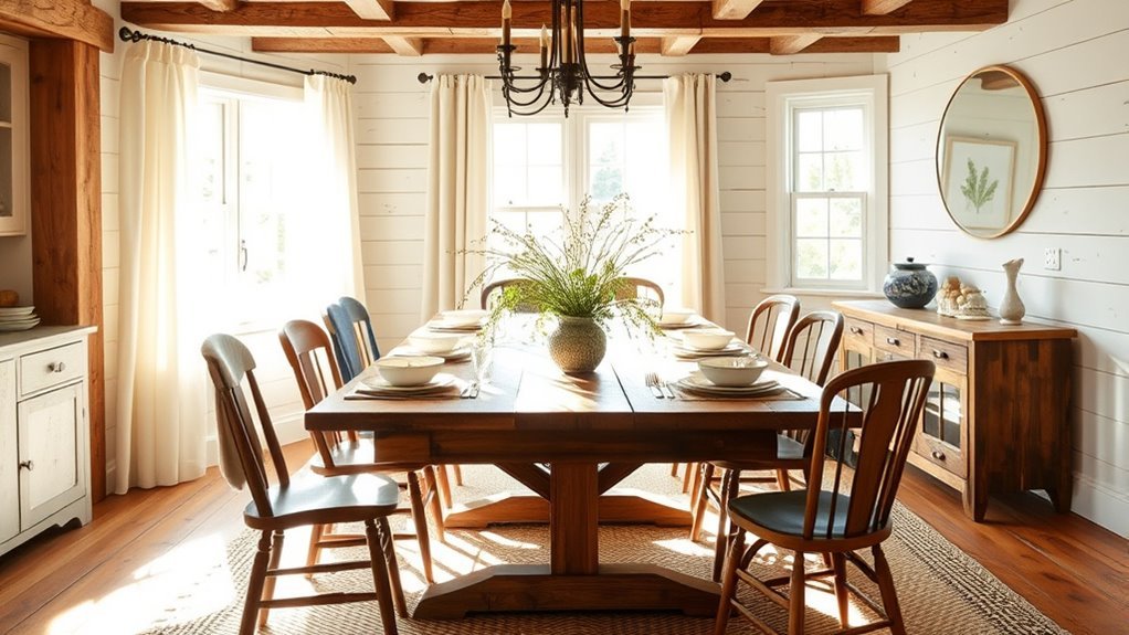 cozy farmhouse dining inspiration