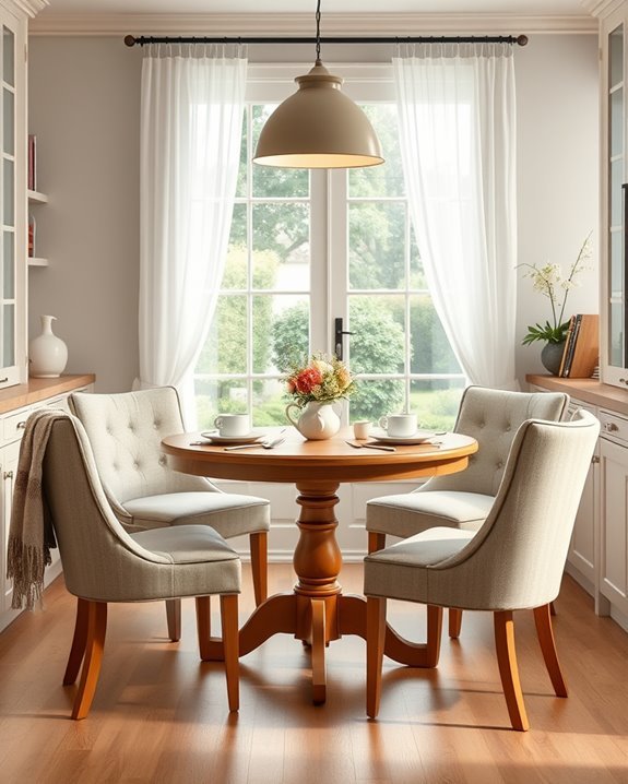 cozy gathering breakfast nook