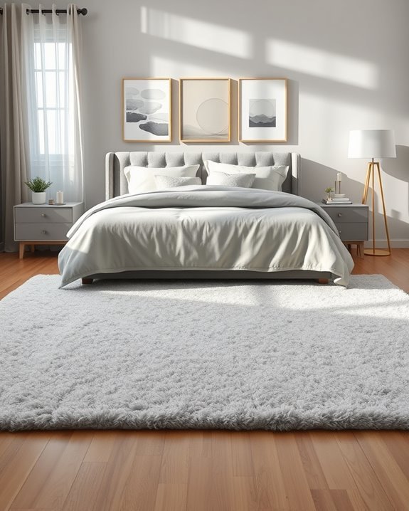 cozy grey rug comfort