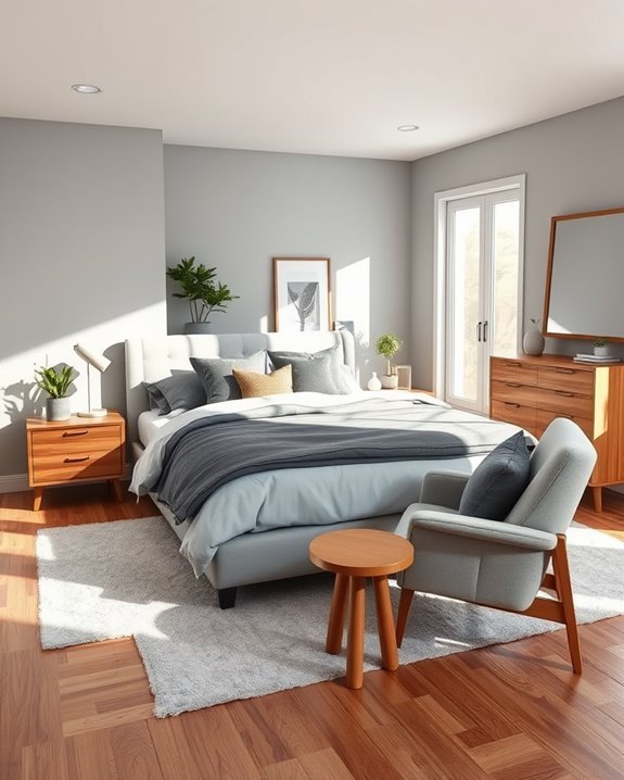 cozy grey wood balance