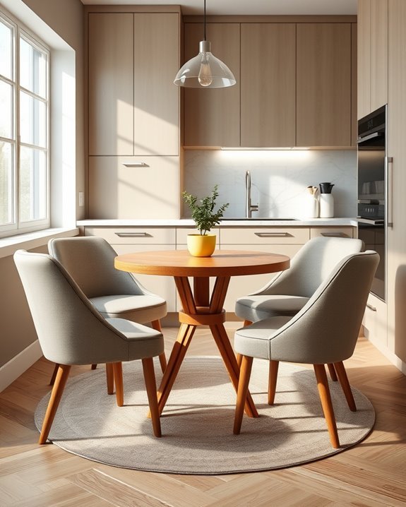 cozy inviting breakfast nook