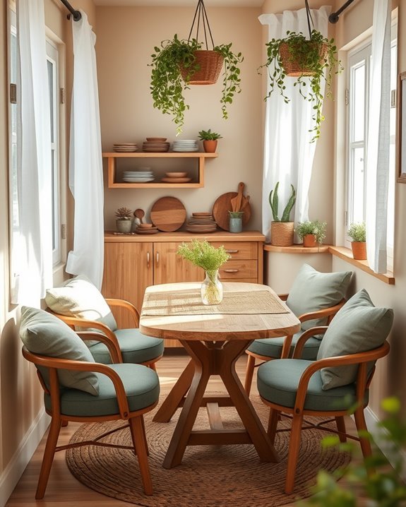 cozy kitchen nook design