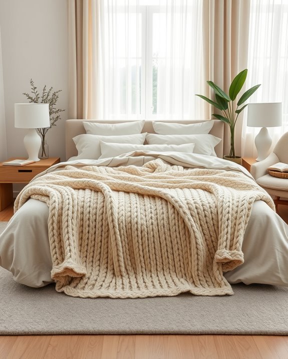 cozy knit throw comfort