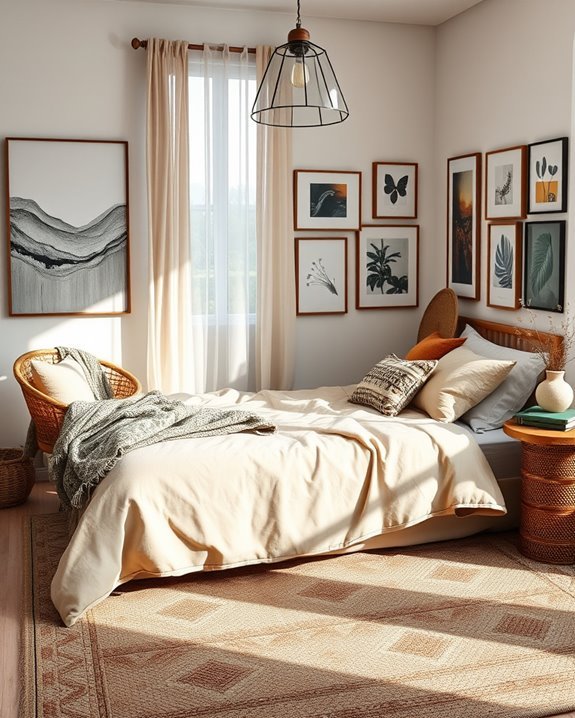 cozy layered bedroom textures