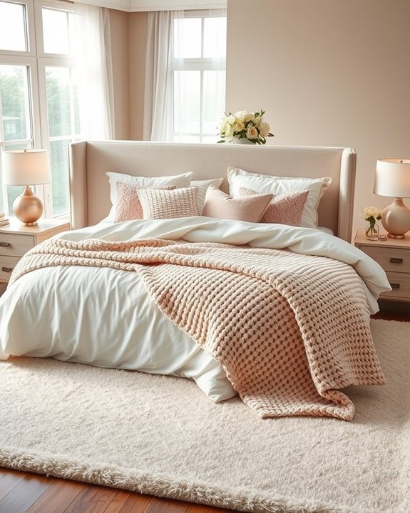 cozy luxurious bedding retreat